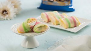 cara membuat dadar gulung pelangi